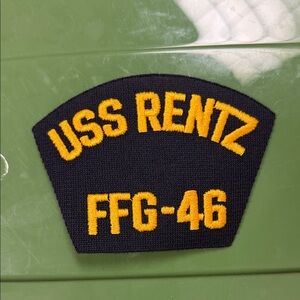 USS Rentz FFG-46 embroidered naval Patch